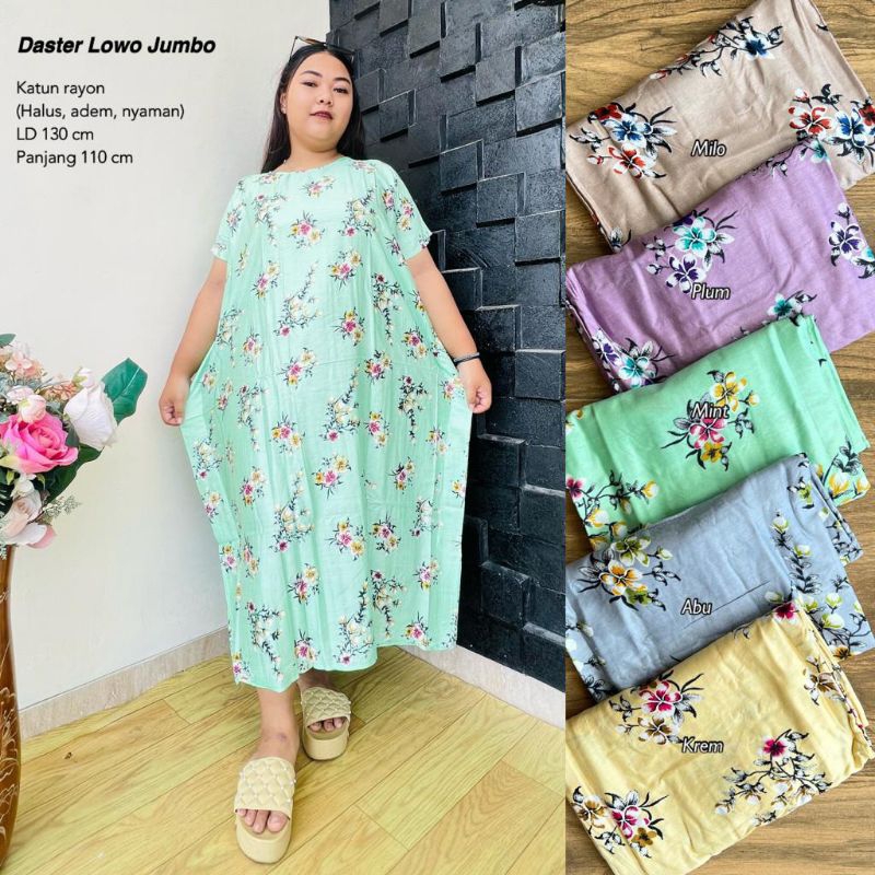 Daster Lowo JUMBO Katun Rayon //JF316