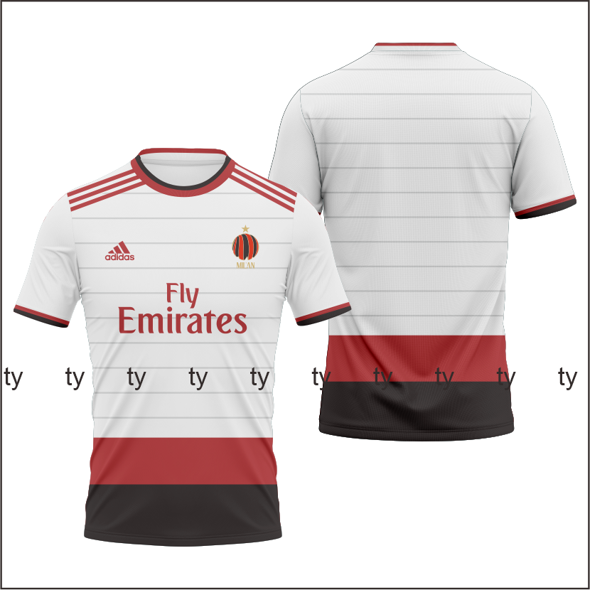 JERSEY AC MILAN 2014 FULL PRINTING