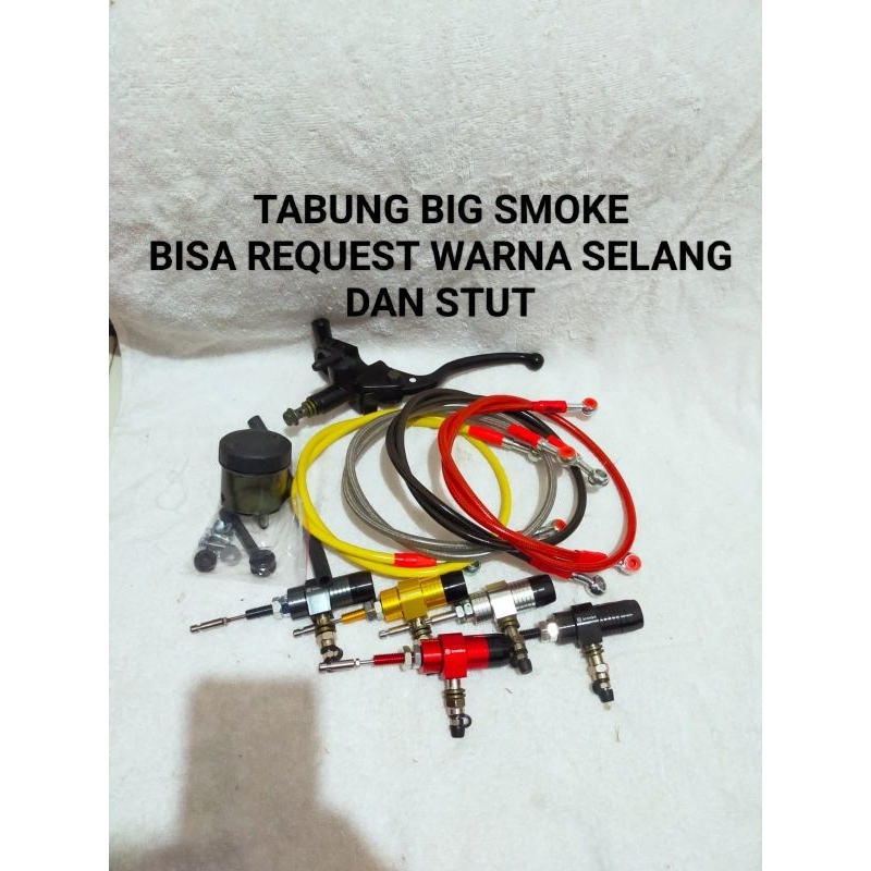 paket handle kopling stut kopling satria fu sonic ninja cbr HANDLE KOPLING TABUNG SMOKE HIDROLIK STU