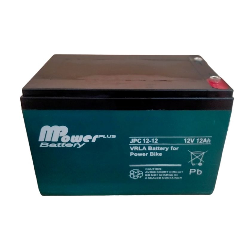 AKI SEPEDA LISTRIK // MPOWER 12V 12AH / 2HR // TERMINAL BAUT