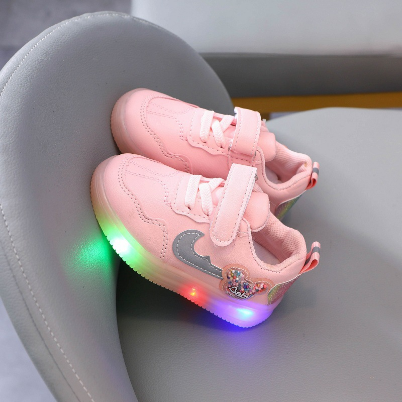 SEPATU LED ANAK SNEAKER BABYMIKI