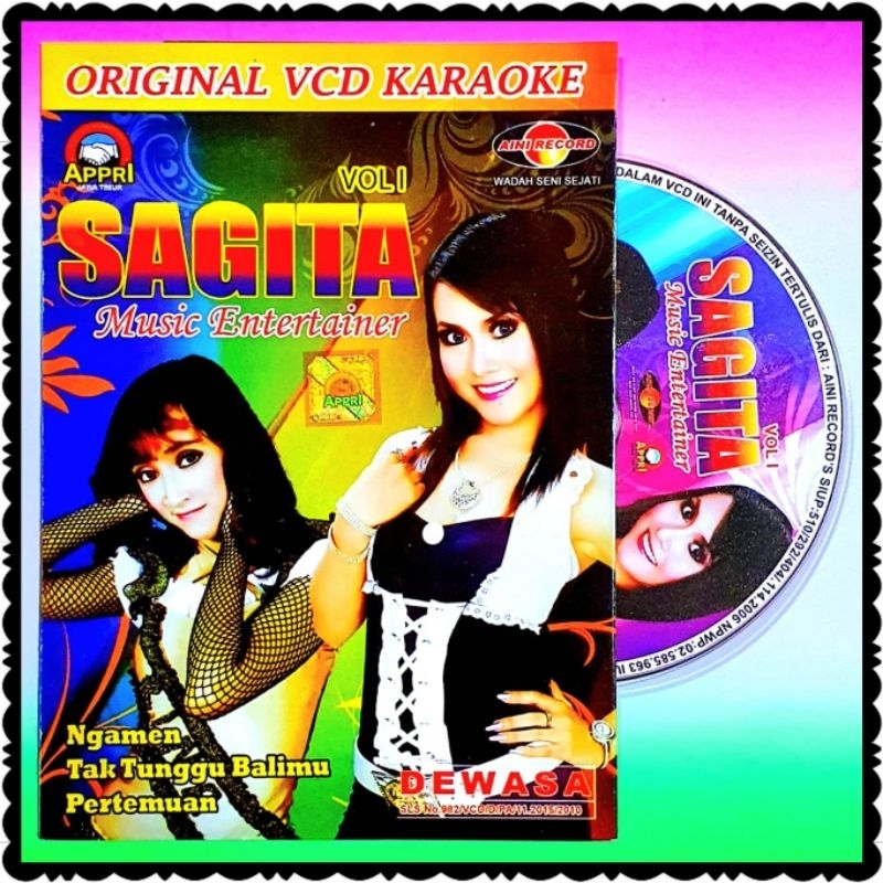 KASET VCD LAGU SAGITA BISA KARAOKE VOCAL ON OF AKTIF-KASET VCD SAGITA-KASET SAGITA-KASET SAGITA LAWA