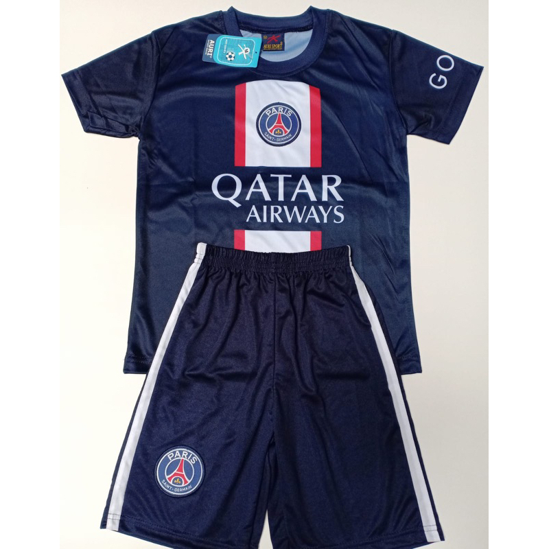 Jersey bola psg anak printing usia 6-12 tahun kids