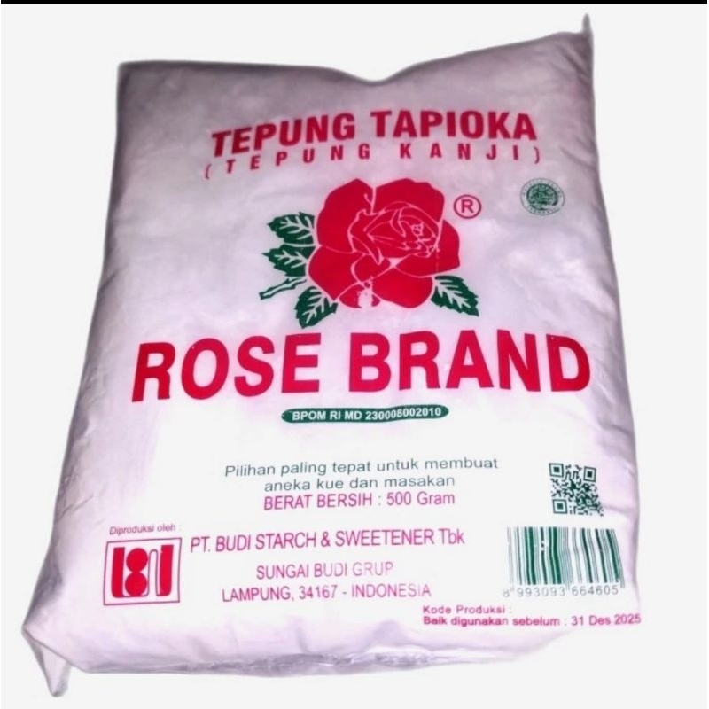 

Rose brand tepung tapioka 500 gram