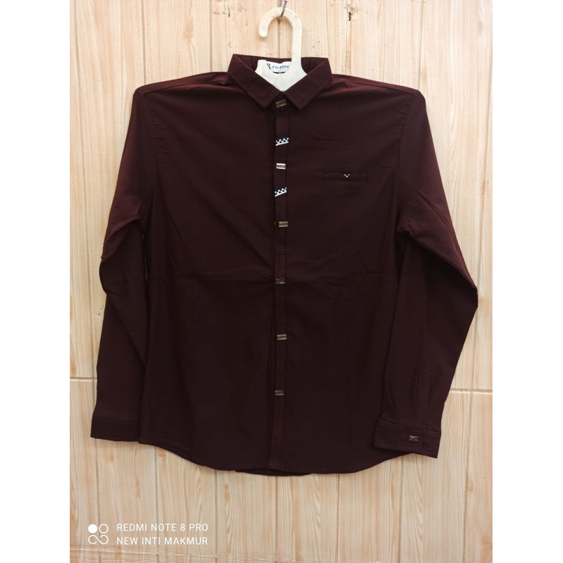 kemeja hem panjang rangga import premium