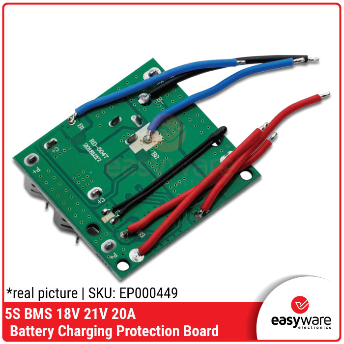 BMS 5S 20A 18V 21V Battery Charging Protection Board 5S BMS Module