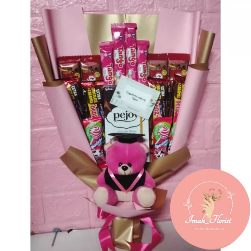 

buket Snack dan boneka murah