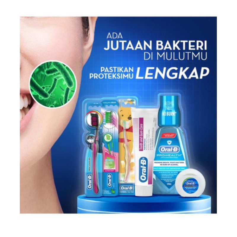 Oral B Sikat Gigi All Rounder 123 3's | Oral B 3 in 1 Actoin Soft