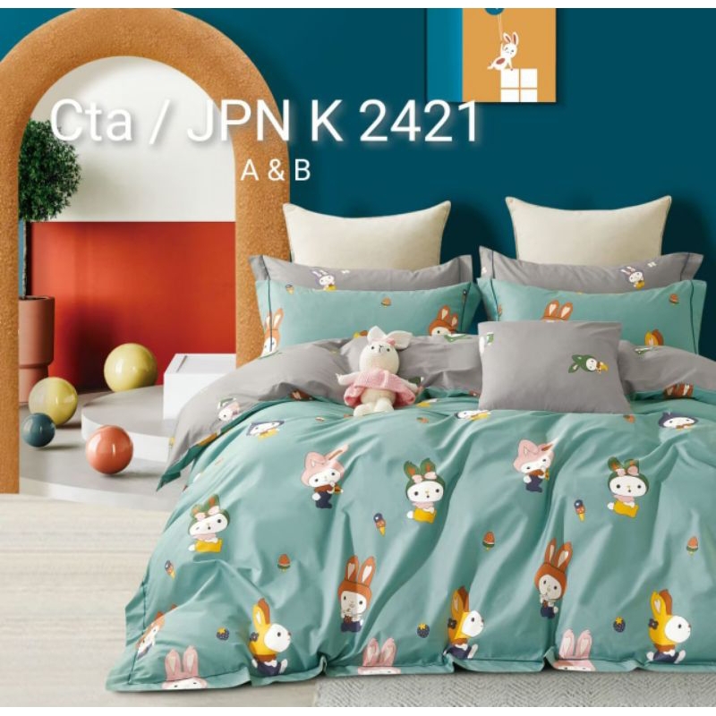 BedCover Set katun Jepang uk. Single _ di Tangerang