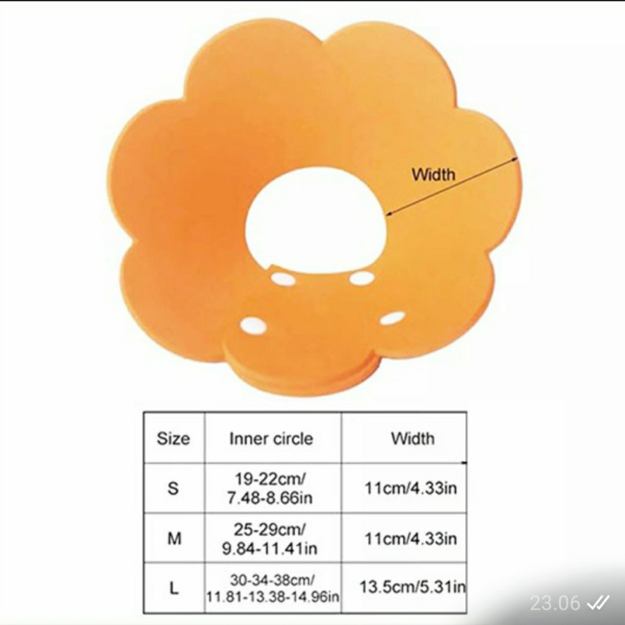 Collar Spon / Corong Penutup - Collar Pelindung Leher Kucing Anjing FEFARM
