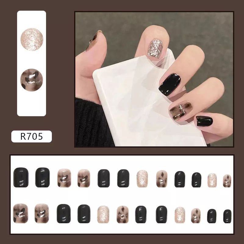 Fake Nails Art / Kuku Palsu 24 pcs (R701-R800) FREE LEM CAIR 2gr