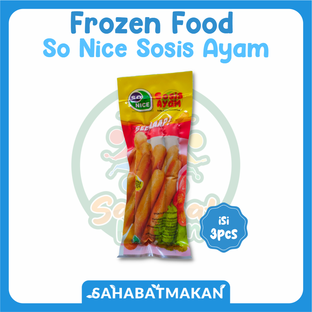 So Nice Sosis Ayam Isi 3pcs — SahabatMakan