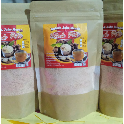 

Bubuk Jahe Merah tanpa Gula - 100gr ORIGINAL 100%
