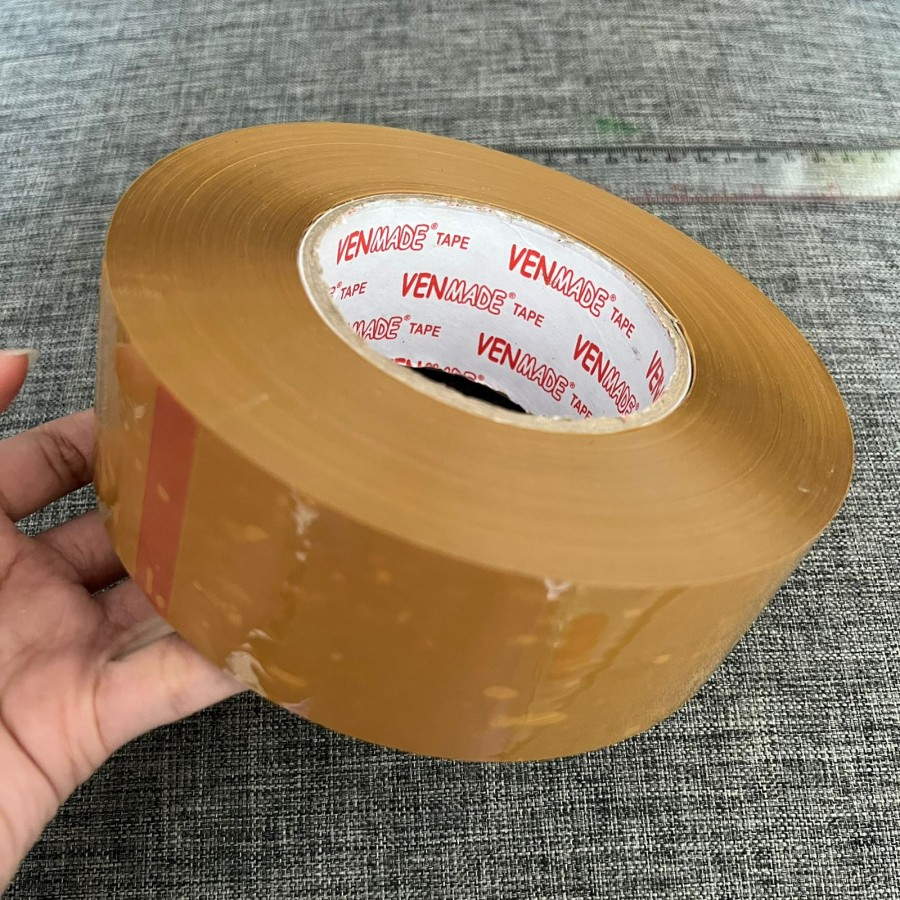

Lakban Coklat Jumbo 2" ( 48 MM x 500 Y ) merek Venmade
