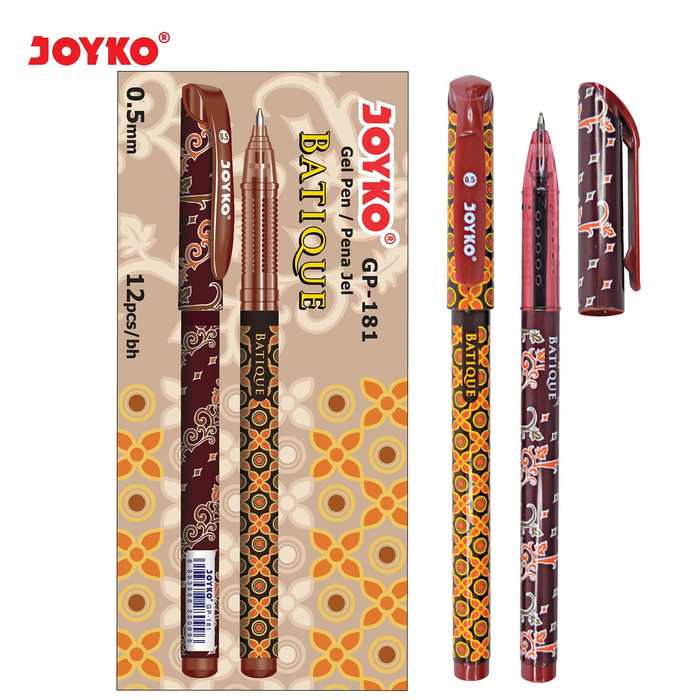 

Joyko Gel Pen GP-181 (Batique) - ( 1 Pack - 12 Pcs ) ( IRRA STORE )