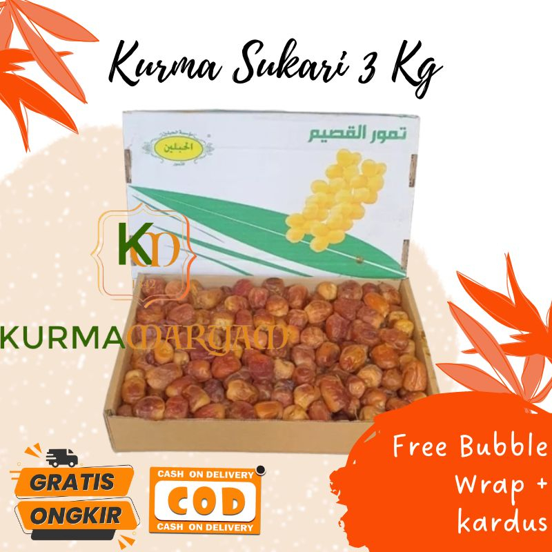 

Kurma Sukari 3 Kg || Kurma Sukari AL QASSIM PREMIUM Dus 3 KG || KURMA SUKARI NR || AL QASIM PREMIUM DUS 3 KG || Oleh Oleh Haji Umroh || Toko Kurma Maryam