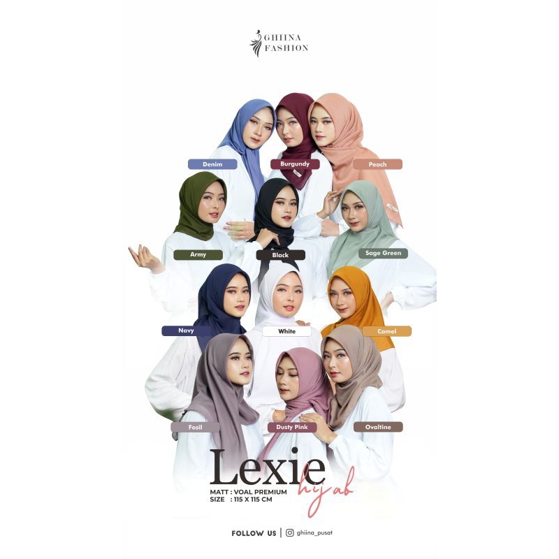 Jilbab segiempat ghina