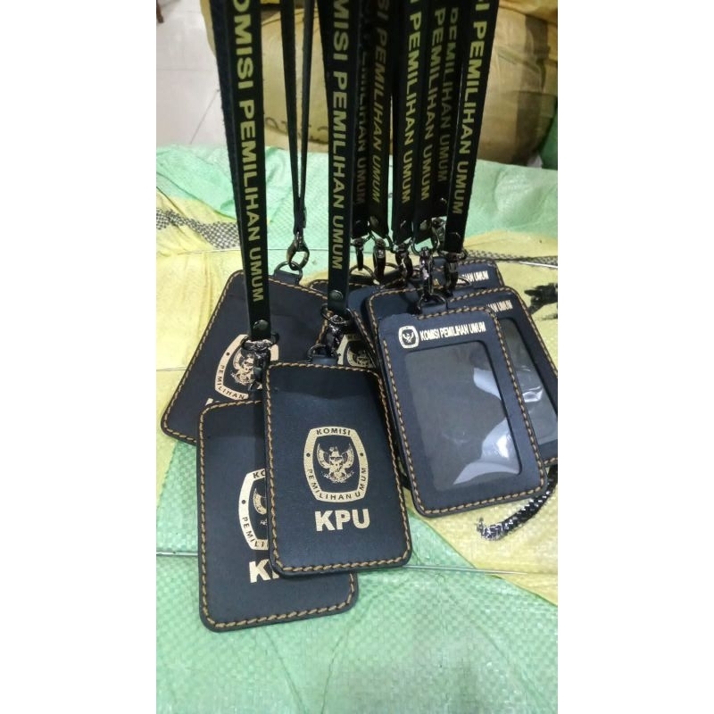 

CARD HOLDER NAME TAG ID CARD GANTUNGAN LOGO KPU