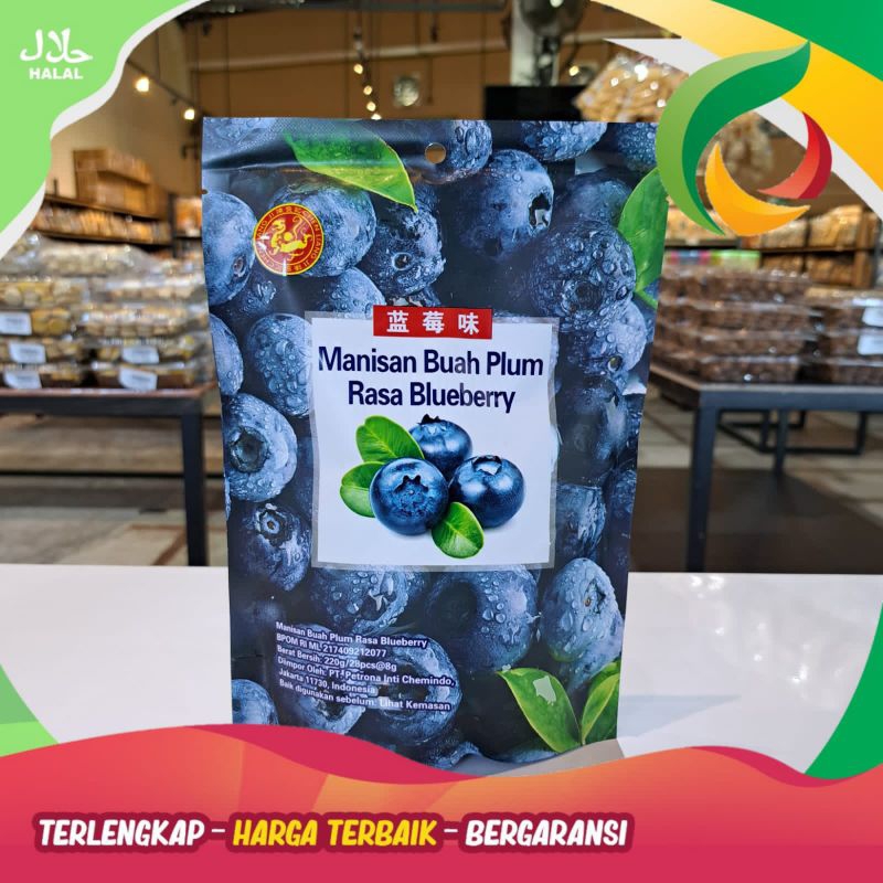 

MANISAN BUAH PLUM BLUEBERRY 220GR KHAS BANGKA