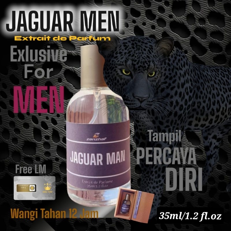 EXTRAIT DE PARFUM JAGUAR MEN 35ML WANGI TAHAN 12 JAM