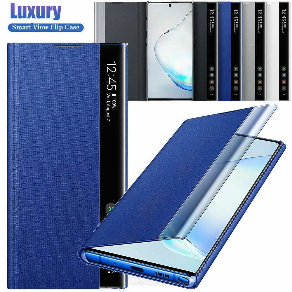 TERLARIS Smart View Digital Autoloock Flip Case Samsung S23 S23 Ultra S23 Plus Note 10 Plus S22 ULTR
