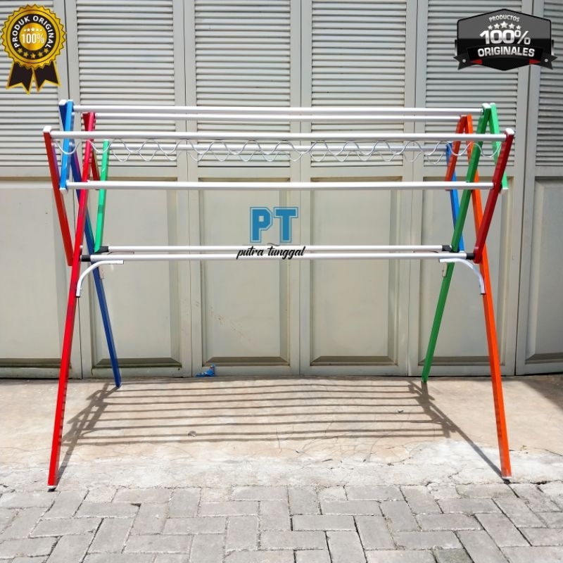 Jemuran super jumbo Kombinasi / pakaian / jemuran lipat / aluminium 180cm