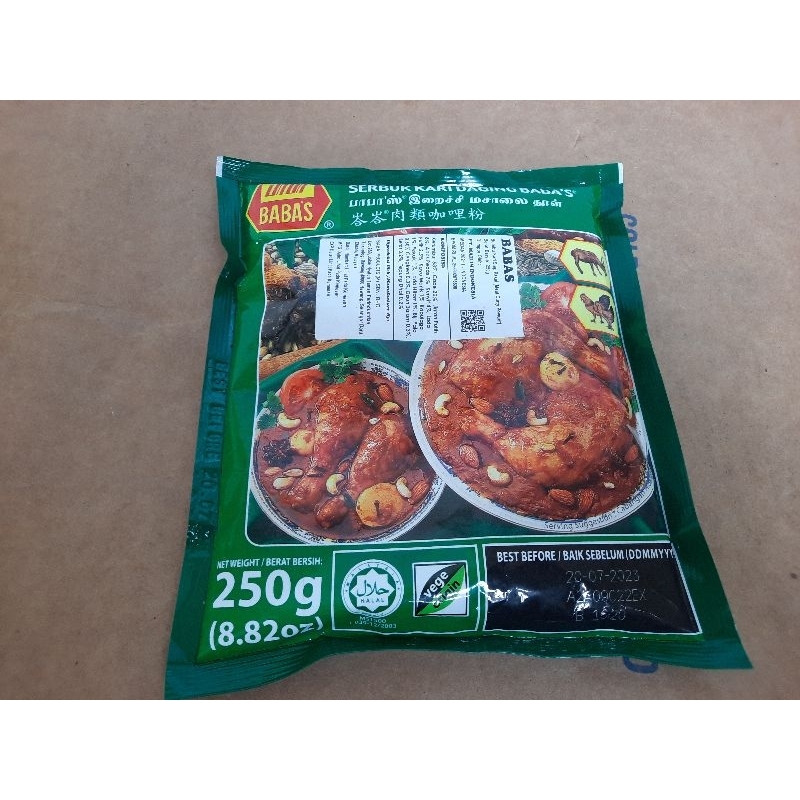 

Bumbu babas kurry 250g
