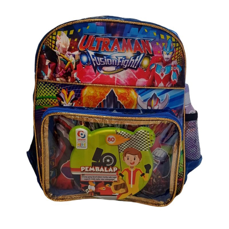 Tas Ransel TK Paud Boboboy Ultramen Captain amerika Transformen