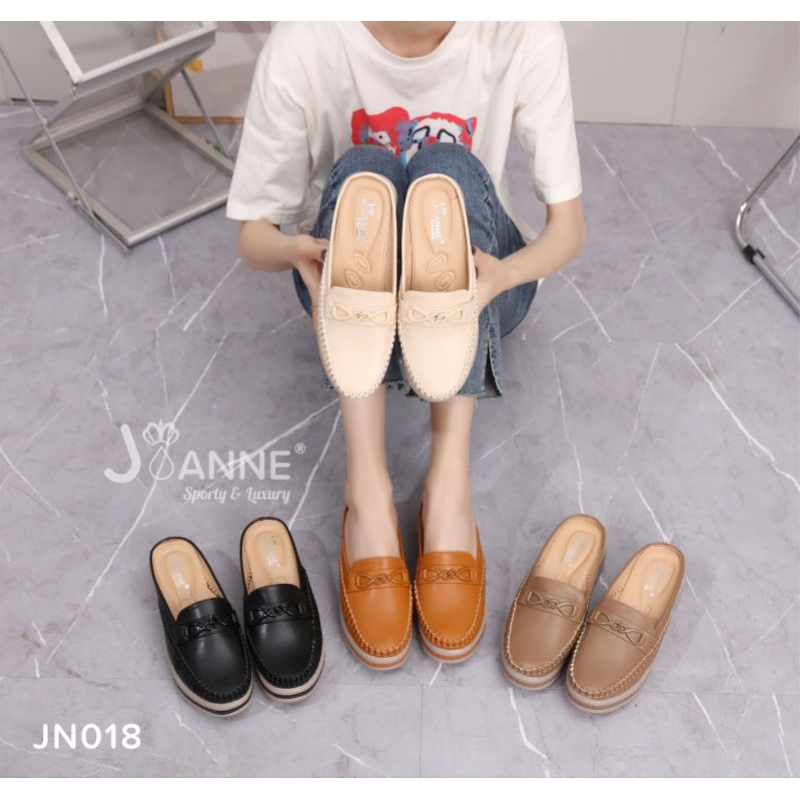 JOANNE Sepatu Wedges Slop Shoes #JN018 ORIGINAL