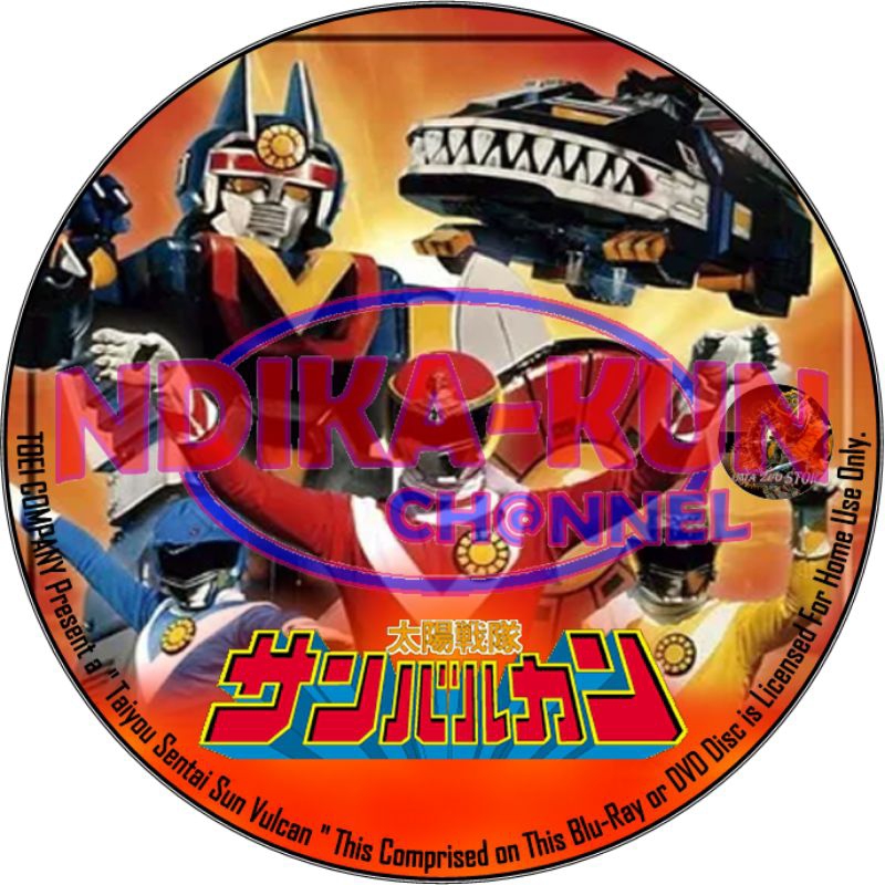 Kaset DVD Taiyou Sentai Sun Vulcan Subtitle Indonesia Full Episode