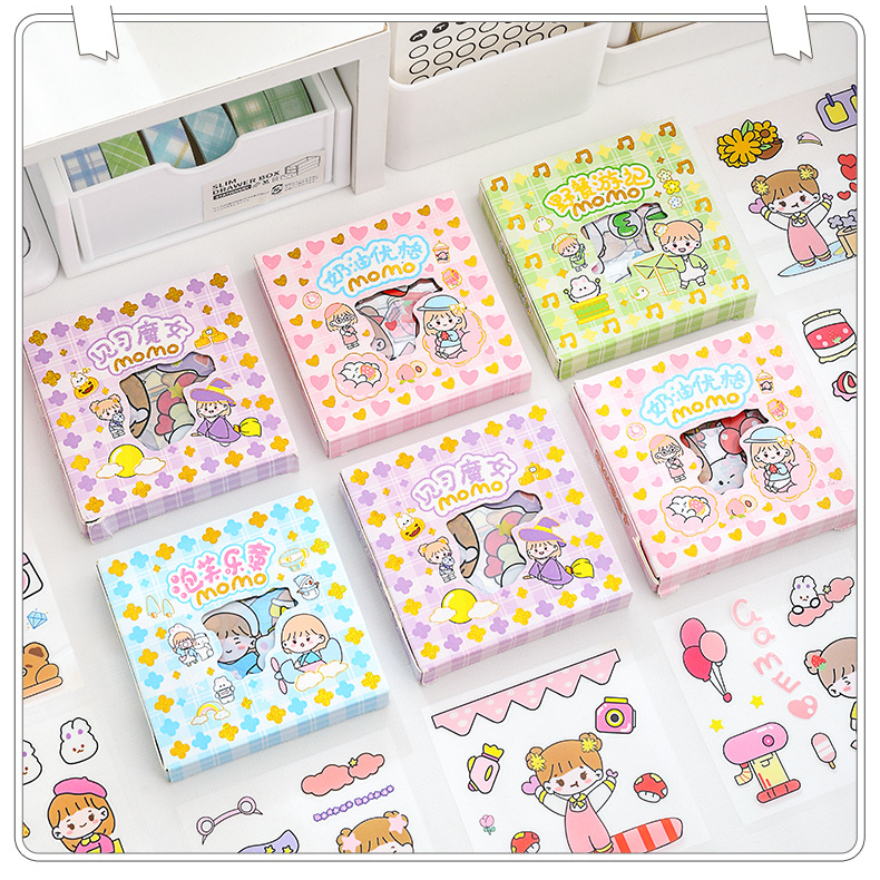 STICKER KOREA DEKORASI AESTHETIC / STICKER DIY TUMBLR BINDER CASE HP / STICKER ANAK