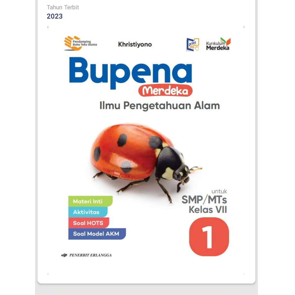 BUPENA IPA KELAS 7 SMP KURIKULUM MERDEKA