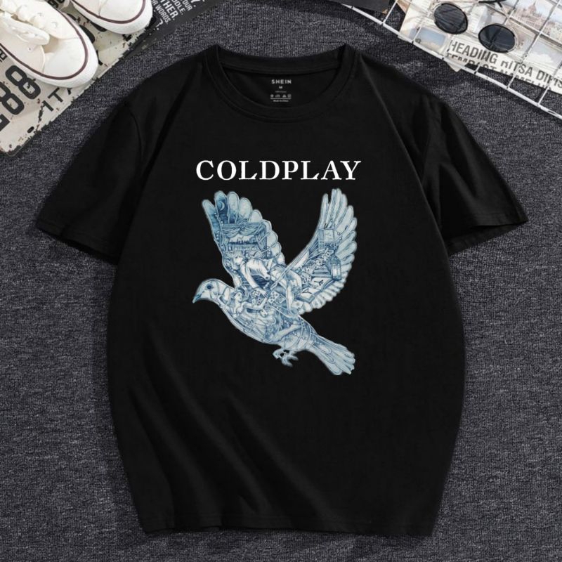 Kaos Band Coldplay Oversize Original Pria Jumbo Hitam Glow In The Dark Kaos Band Coldplay Tour Music Of The Spheres Lengan Pendek Second Cewek Baju Coldplay Tour Jakarta Original 2023 Oversize Wanita Lengan Pendek Jumbo Dewasa Tshirt T Shirt Coldplay XL