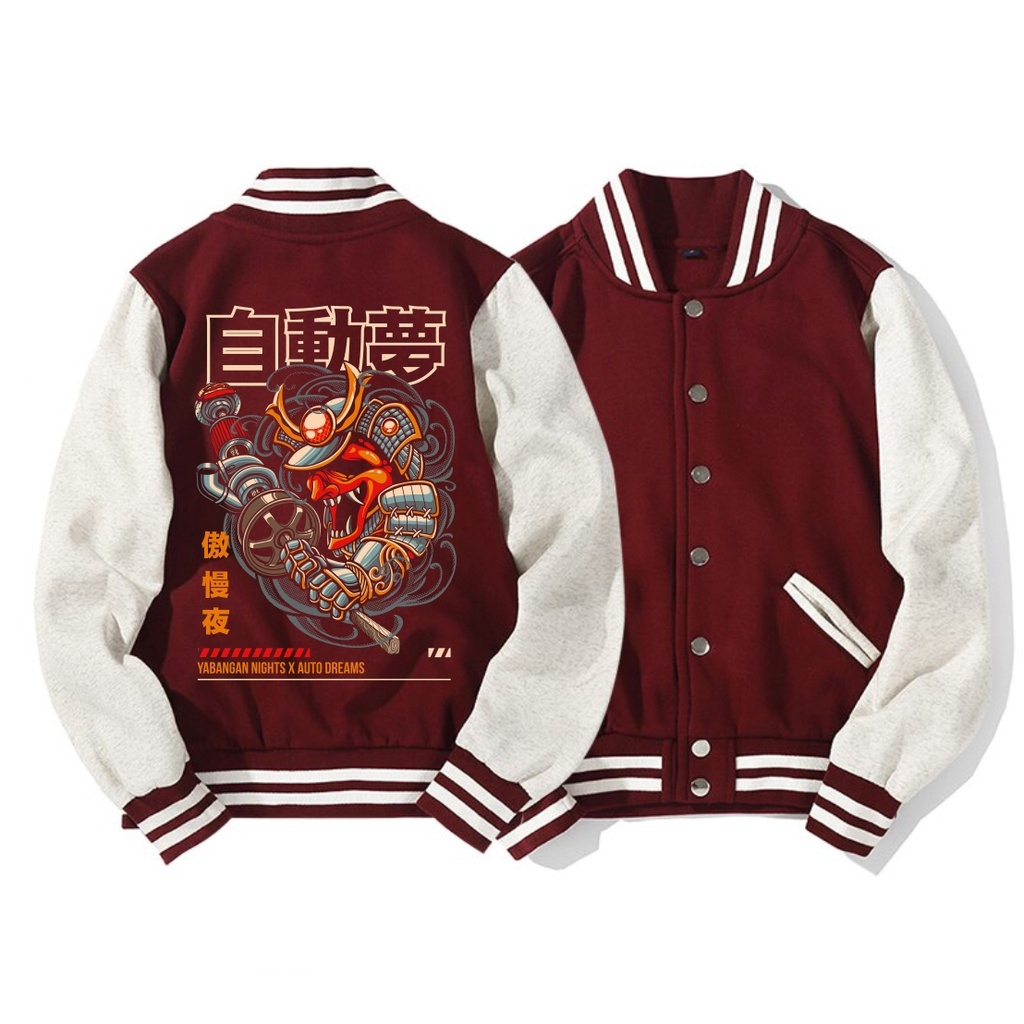 S - XXXXXXL (6XL) JAKET Uban Style Farsity Jepang Bigsize Jumbo 2XL 3XL 4XL 5XL 6XL Jaket Harajuku P