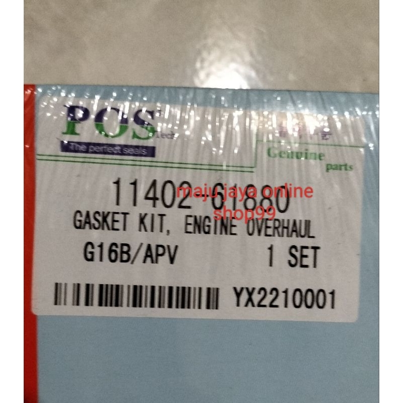 PACKING FULL SET APV . CARRY 1.5 / FUTURA INJECSION HIGHT QUALITY