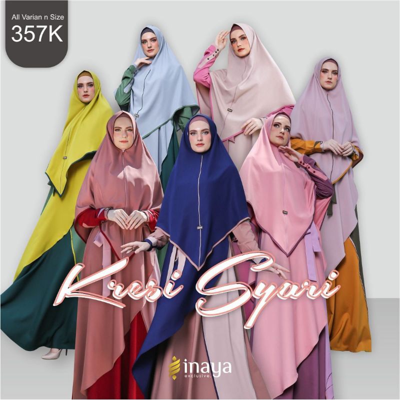 SET GAMIS KRESI BY INAYAH / SET GAMIS SYARI / GAMIS INAYAH / GAMIS BUSUI / GAMIS REMAJA / DISKON 20%