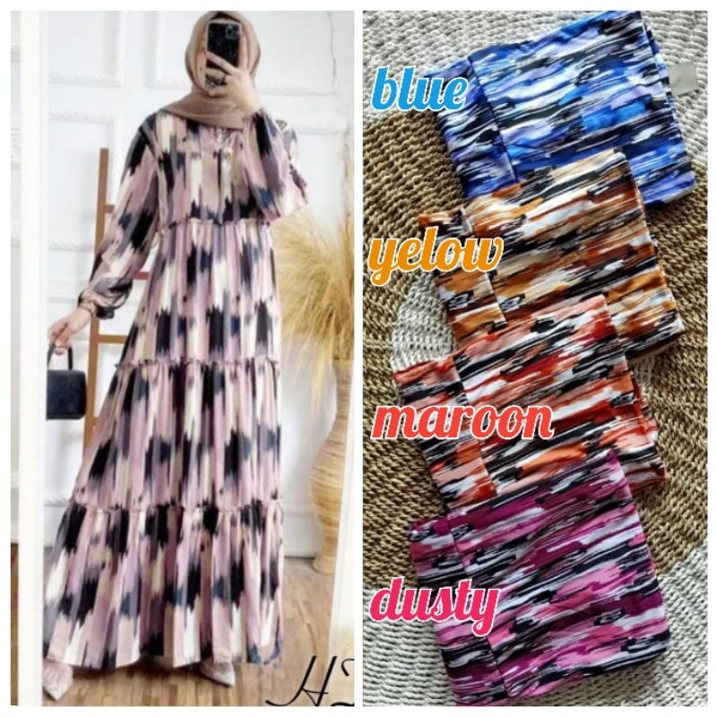 DRESS GAMIS HYGET JUMBO GAMIS NESYA HYGET TERMURAH