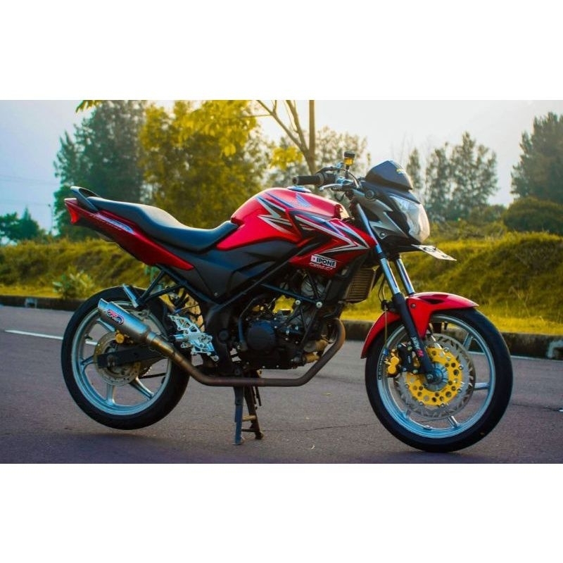STRIPING STANDAR ORI CB 150R OLD 2013 LIS STICKER DECAL ORI BERKUITAS CB150R lama 2013 merah