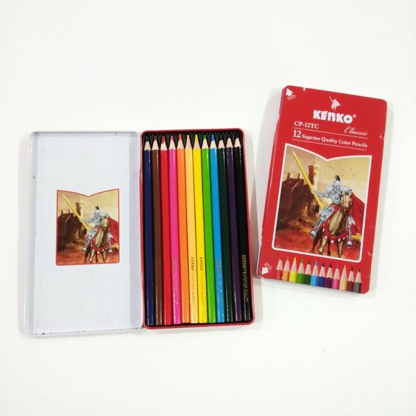 

Pensil Warna KENKO 12 Warna CP-12TC Kemasan Kaleng