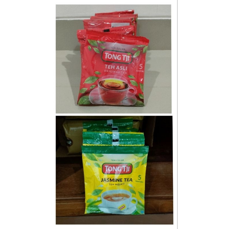

Tong Tji Original Tea / Jasmine Tea Sachet per Renceng (Teh Celup)