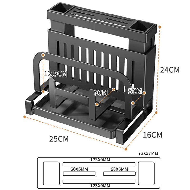Rak Dapur Tempat Pisau Tempat Talenan Tempat Penyimpanan Alat Dapur Rak Sendok