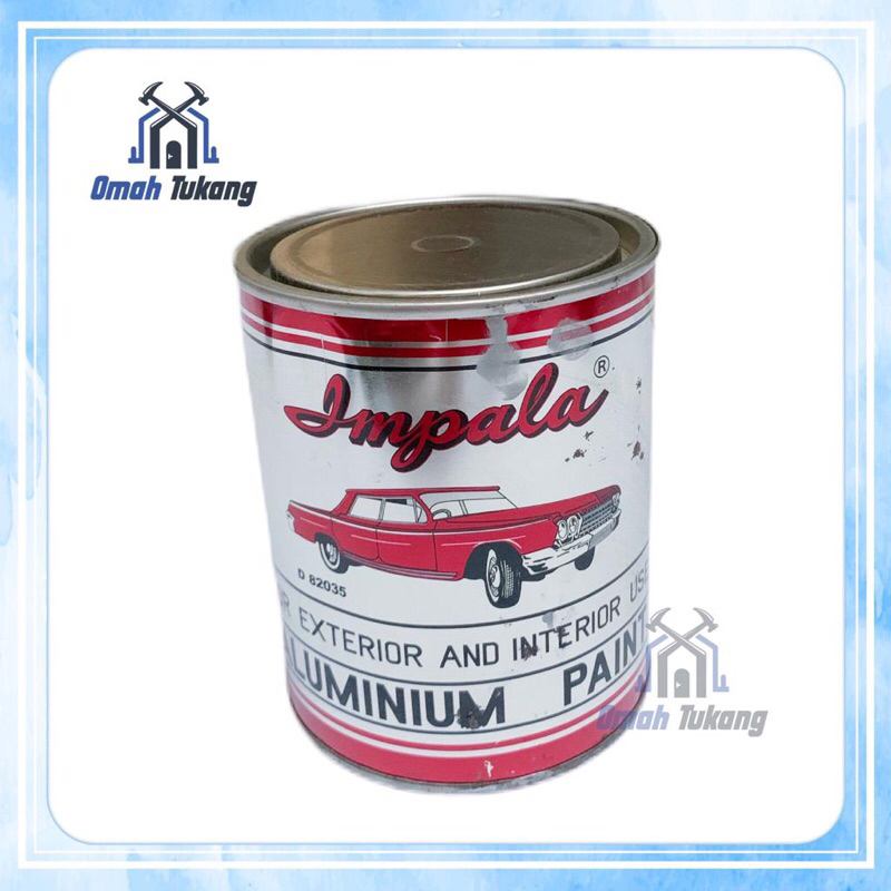 IMPALA Cat Besi 0,75 Liter / Cat Silver / Cat Aluminium / Brown Perak