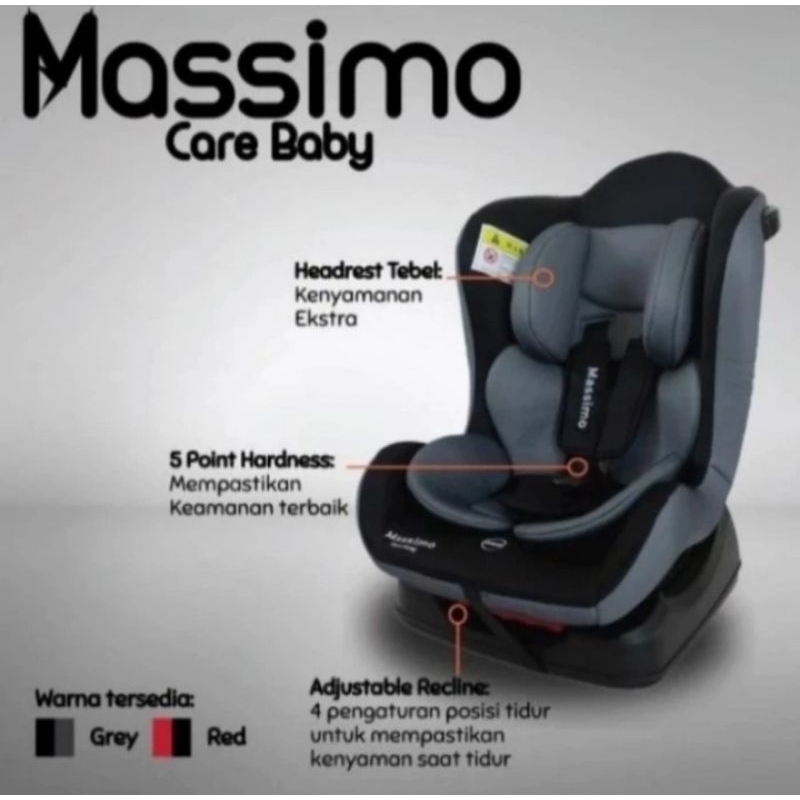 Car Seat Bayi / Dudukan Mobil Bayi / Massimo Car Seat