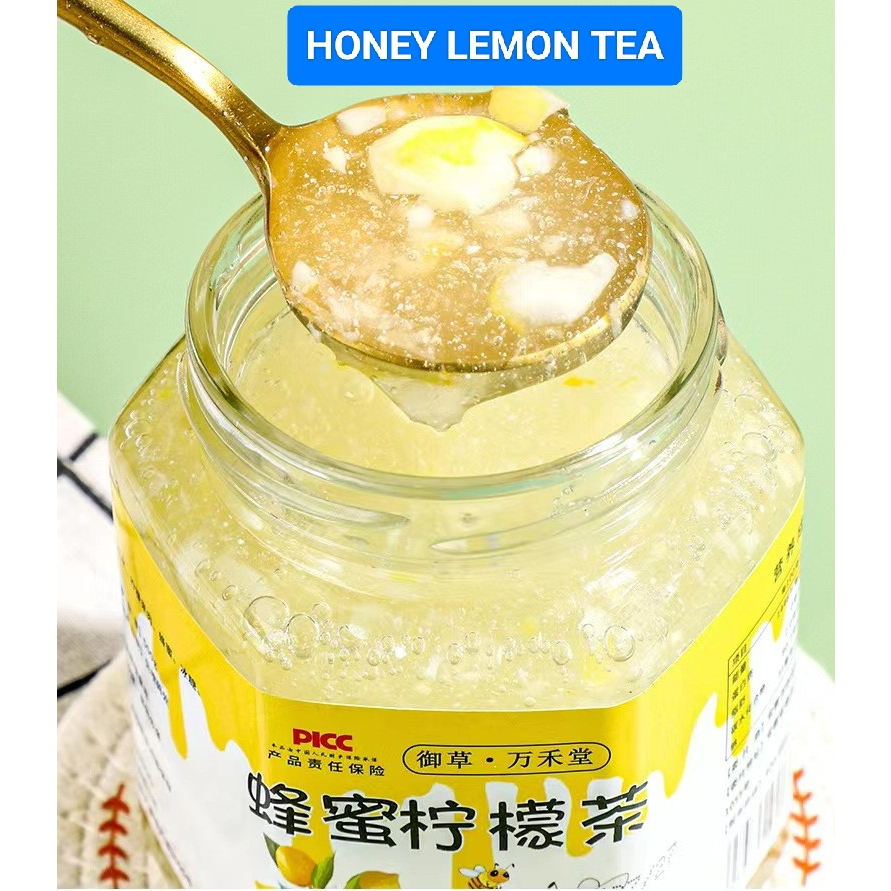 honey citron tea minuman sari buah asli yuzu/peach/honey lemon/passion fruit tea