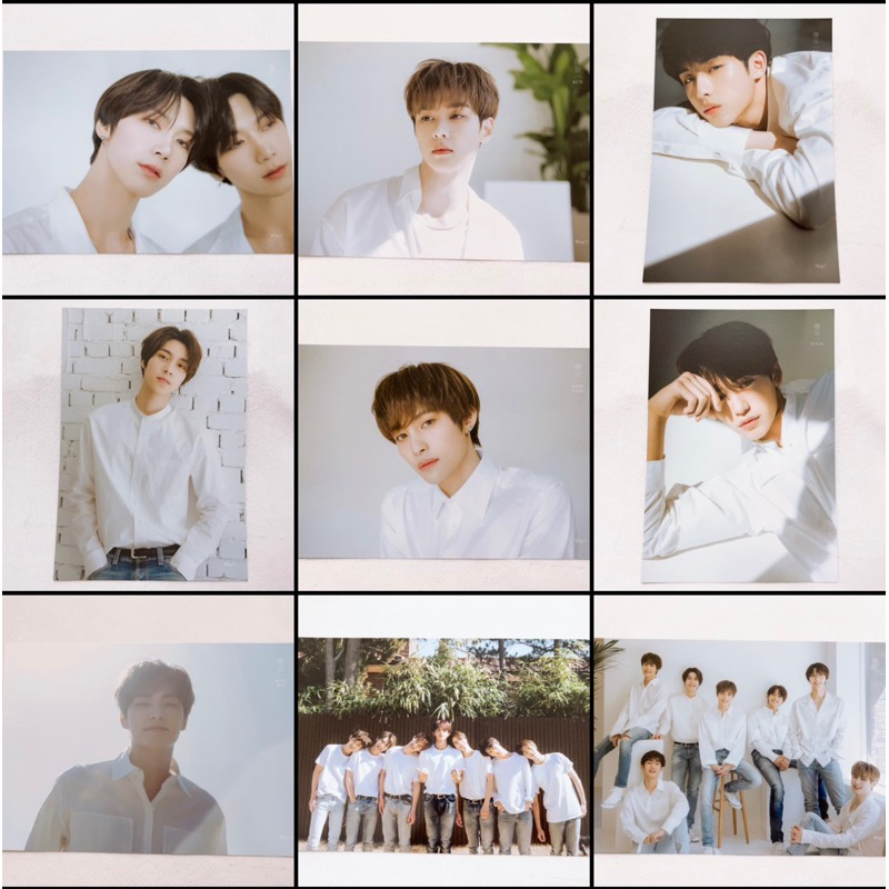Postcard Photobook Holiday WayV A4 (Kun Ten Lucas Winwin Hendery Xiaojun Yangyang Grup OT7)