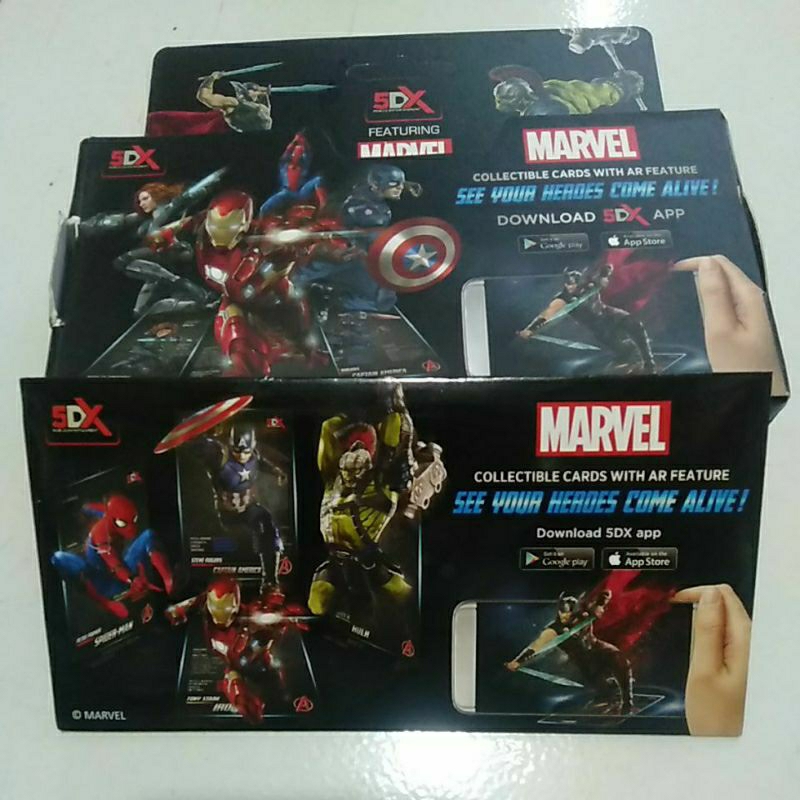 kartu 5dx Marvel