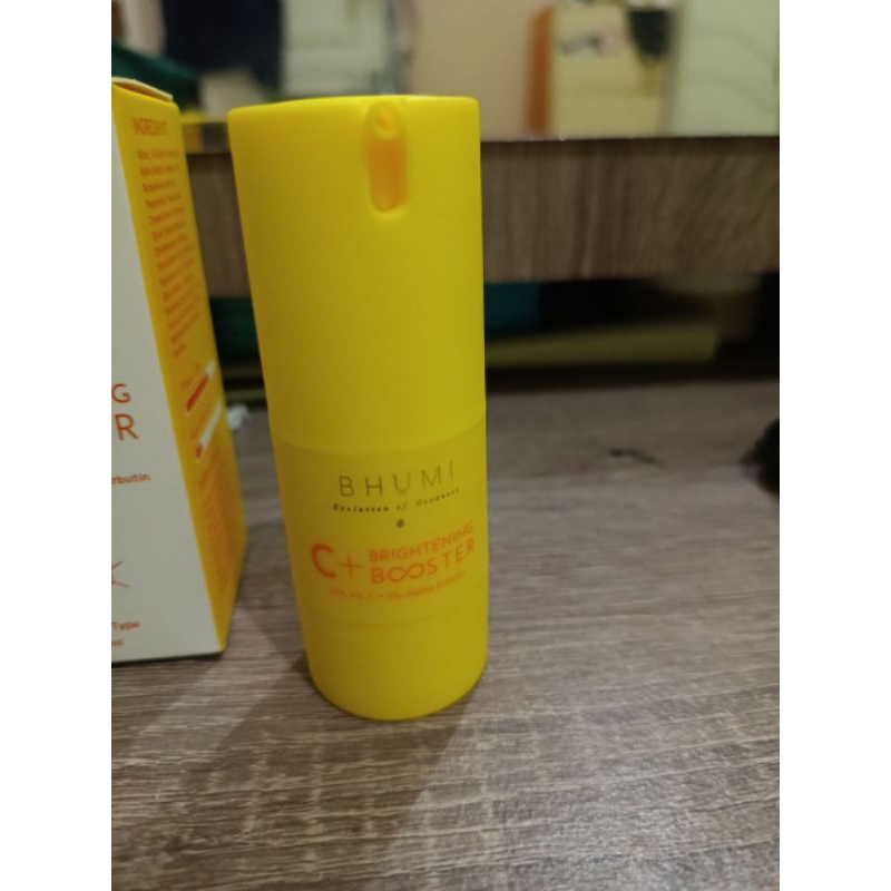Preloved skincare BHUMI C+ brightening booster serum Vit C prelove
