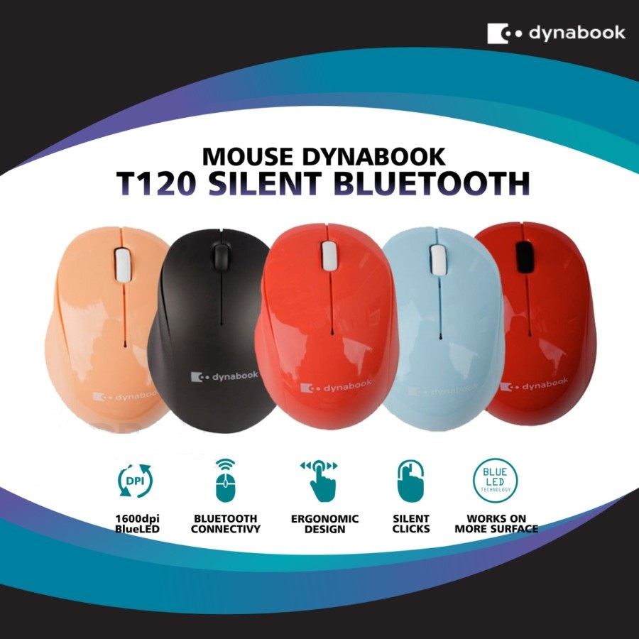 Mouse Dynabook T120 Silent Bluetooth 1600DPI