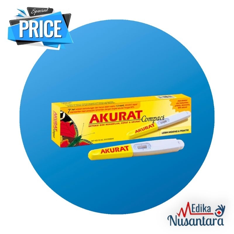 Alat Tes Uji Kehamilan Akurat Compact Testpack HCG Akurat Tes Kehamilan Pribadi