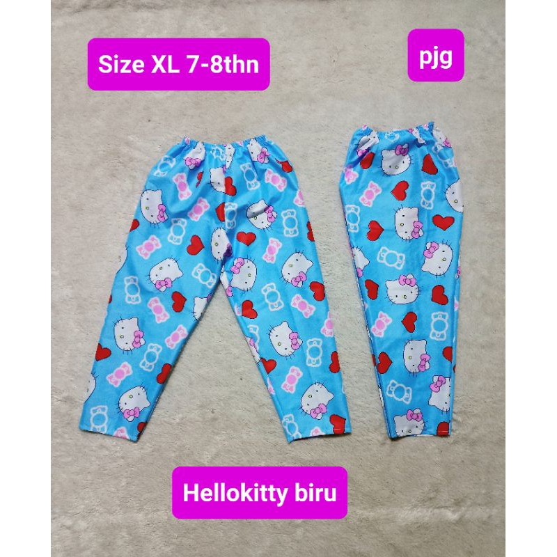 Celana kolor  panjang. anak Size XL usia 7-8thn motif karakter anak. banyak pilihan motif. Grosir celana kolor. celana harian.